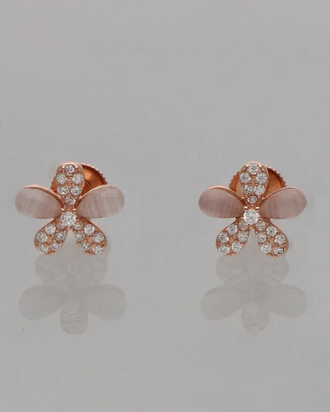 Opal Bloom Earrings in 92.5 Silver