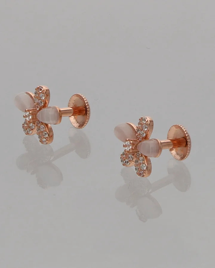 Opal Bloom Earrings in 92.5 Silver