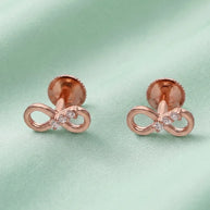 Infinity Grace Earrings in 92.5 Silver