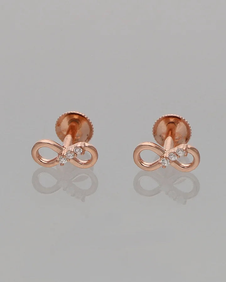 Infinity Grace Earrings in 92.5 Silver