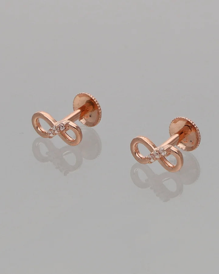 Infinity Grace Earrings in 92.5 Silver