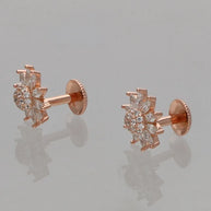 Petal Spark Earrings in 92.5 Silver