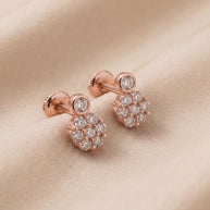 Blossom Drop Earrings in 92.5 Silver