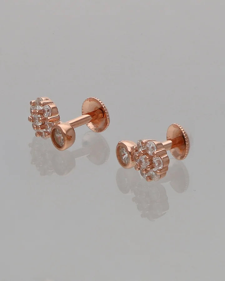 Blossom Drop Earrings in 92.5 Silver