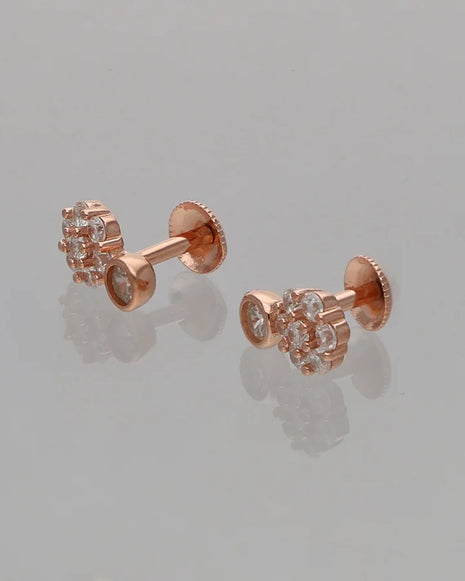Blossom Drop Earrings in 92.5 Silver