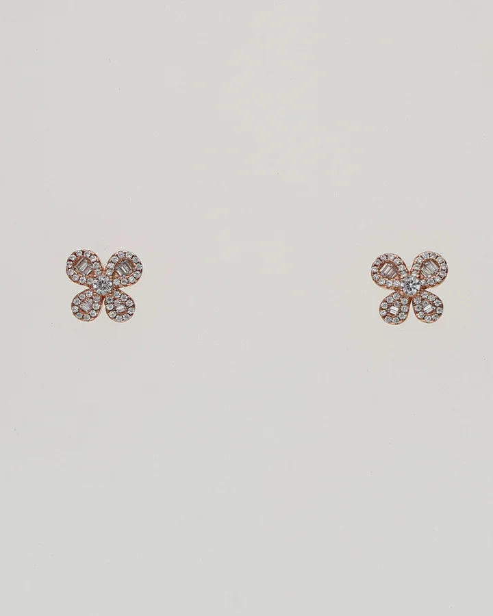 Rose Bloom Charm Duo in 92.5 Silver