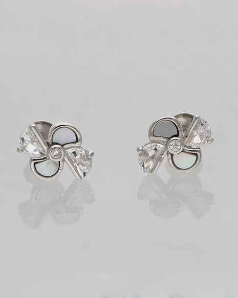 Pearl Mist Earrings in 92.5 Silver