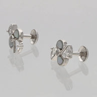 Pearl Mist Earrings in 92.5 Silver