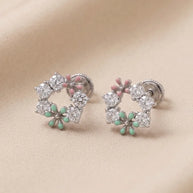 Enchanted Bloom Earrings in 92.5 Silver