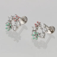 Enchanted Bloom Earrings in 92.5 Silver