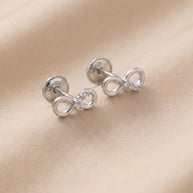 Infinity Glow Earrings in 92.5 Silver