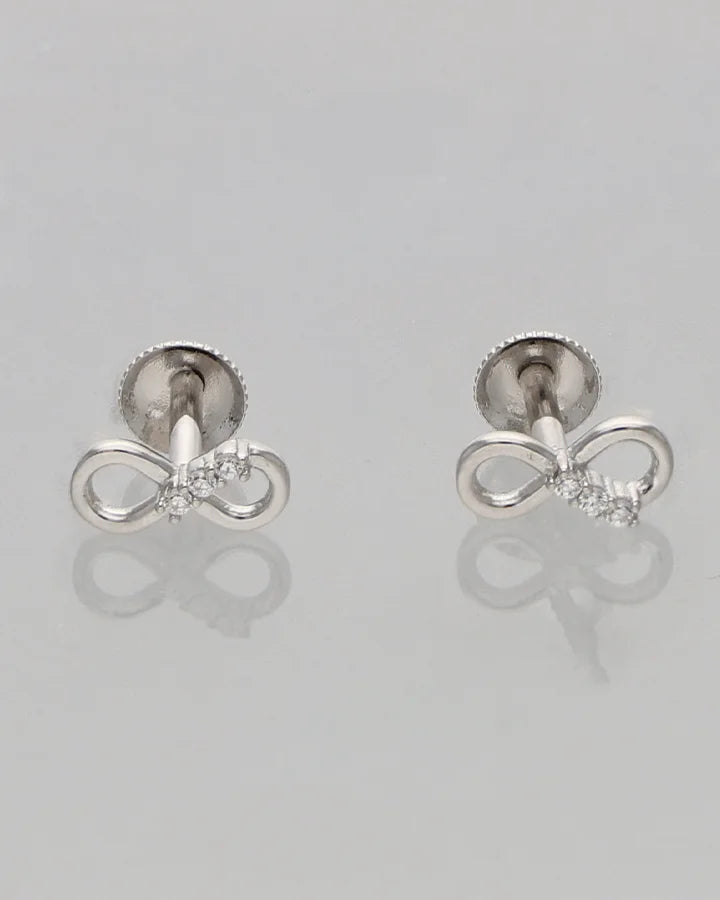 Infinity Glow Earrings in 92.5 Silver