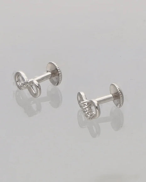 Infinity Glow Earrings in 92.5 Silver