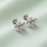 Opal Blossom Earrings in 92.5 Silver