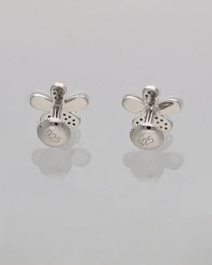 Opal Blossom Earrings in 92.5 Silver