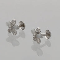 Opal Blossom Earrings in 92.5 Silver