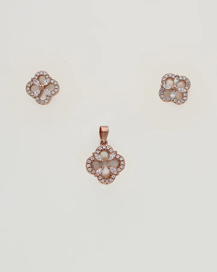 Blossom Shine Charm Duo in 92.5 Silver