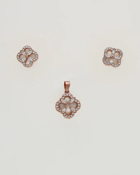 Blossom Shine Charm Duo in 92.5 Silver