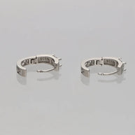 Lustre Hoop Earrings in 92.5 Silver
