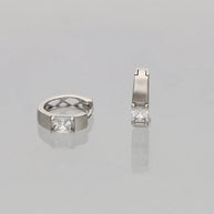 Lustre Hoop Earrings in 92.5 Silver