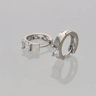 Lustre Hoop Earrings in 92.5 Silver