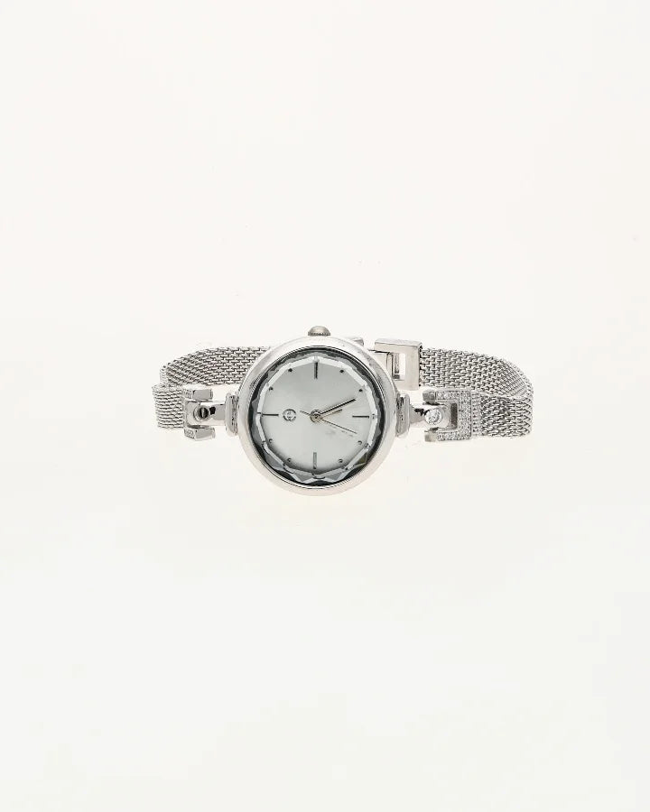 Luna Mesh Watch in 92.5 Silver