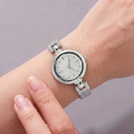 Luna Mesh Watch in 92.5 Silver