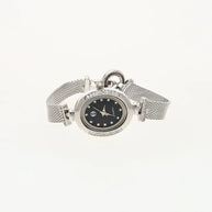 Eclipse Oval Watch in 92.5 Silver
