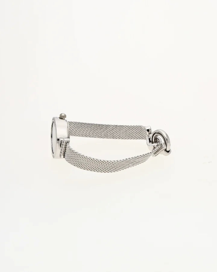 Eclipse Oval Watch in 92.5 Silver