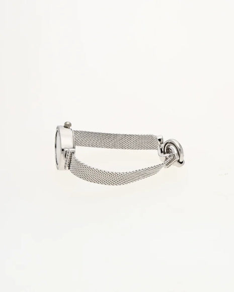 Eclipse Oval Watch in 92.5 Silver