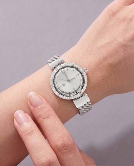 Clover Luxe Watch in 92.5 Silver