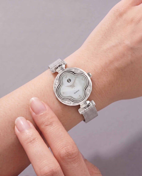 Celeste Halo Watch in 92.5 Silver