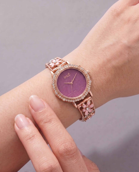 Bloome Rose Watch in 92.5 Silver