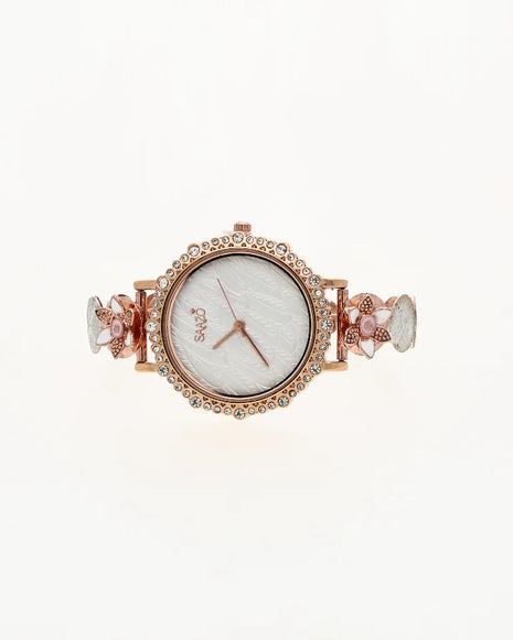 Ivoria Bloom Watch in 92.5 Silver