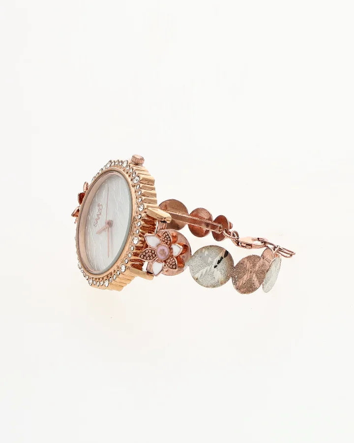Ivoria Bloom Watch in 92.5 Silver