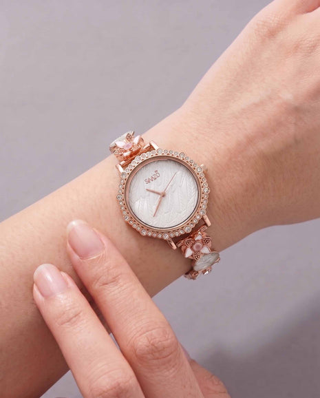 Ivoria Bloom Watch in 92.5 Silver