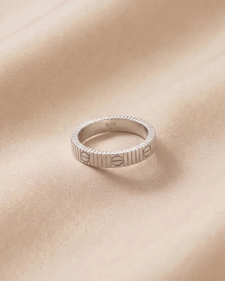Edge Forge Ring in 92.5 Silver