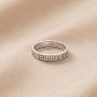 Titan Edge Ring in 92.5 Silver
