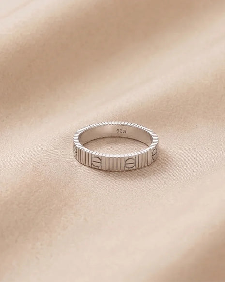 Titan Edge Ring in 92.5 Silver