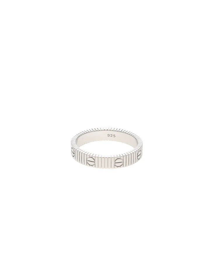 Titan Edge Ring in 92.5 Silver