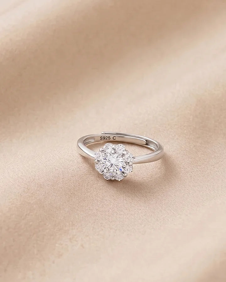 Bloom Crown Ring in 92.5 Silver