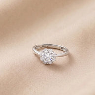 Bloom Crown Ring in 92.5 Silver