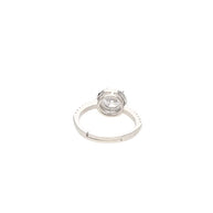 Celeste Halo Ring in 92.5 Silver