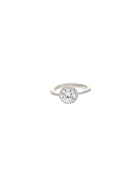 Celeste Halo Ring in 92.5 Silver