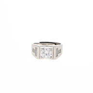 Regal Crest Ring in 92.5 Silver