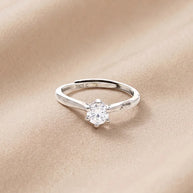 Nova Solitaire Ring in 92.5 Silver