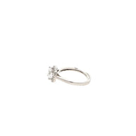 Halo Bloom Ring in 92.5 Silver