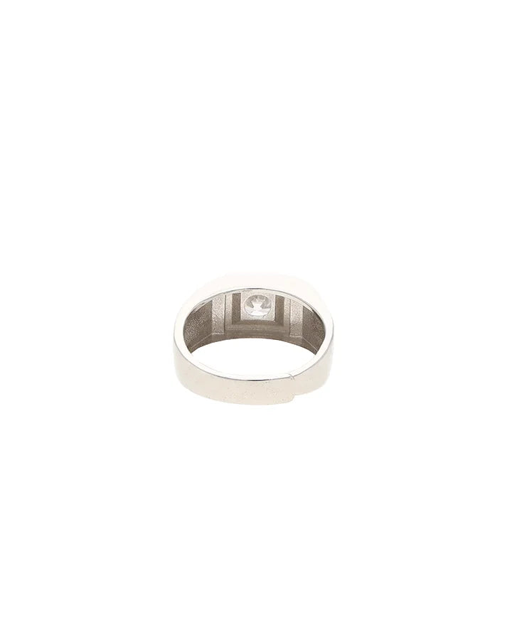 Valor Solitaire Ring in 92.5 Silver