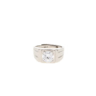 Valor Solitaire Ring in 92.5 Silver