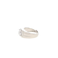 Valor Solitaire Ring in 92.5 Silver